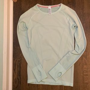 size 12 girl mint green ivivva long sleeve